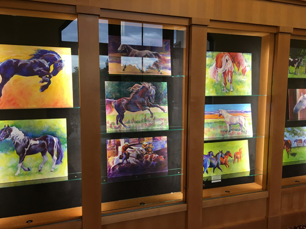 Horse Paintings by Karen Brenner - exhibit 2018